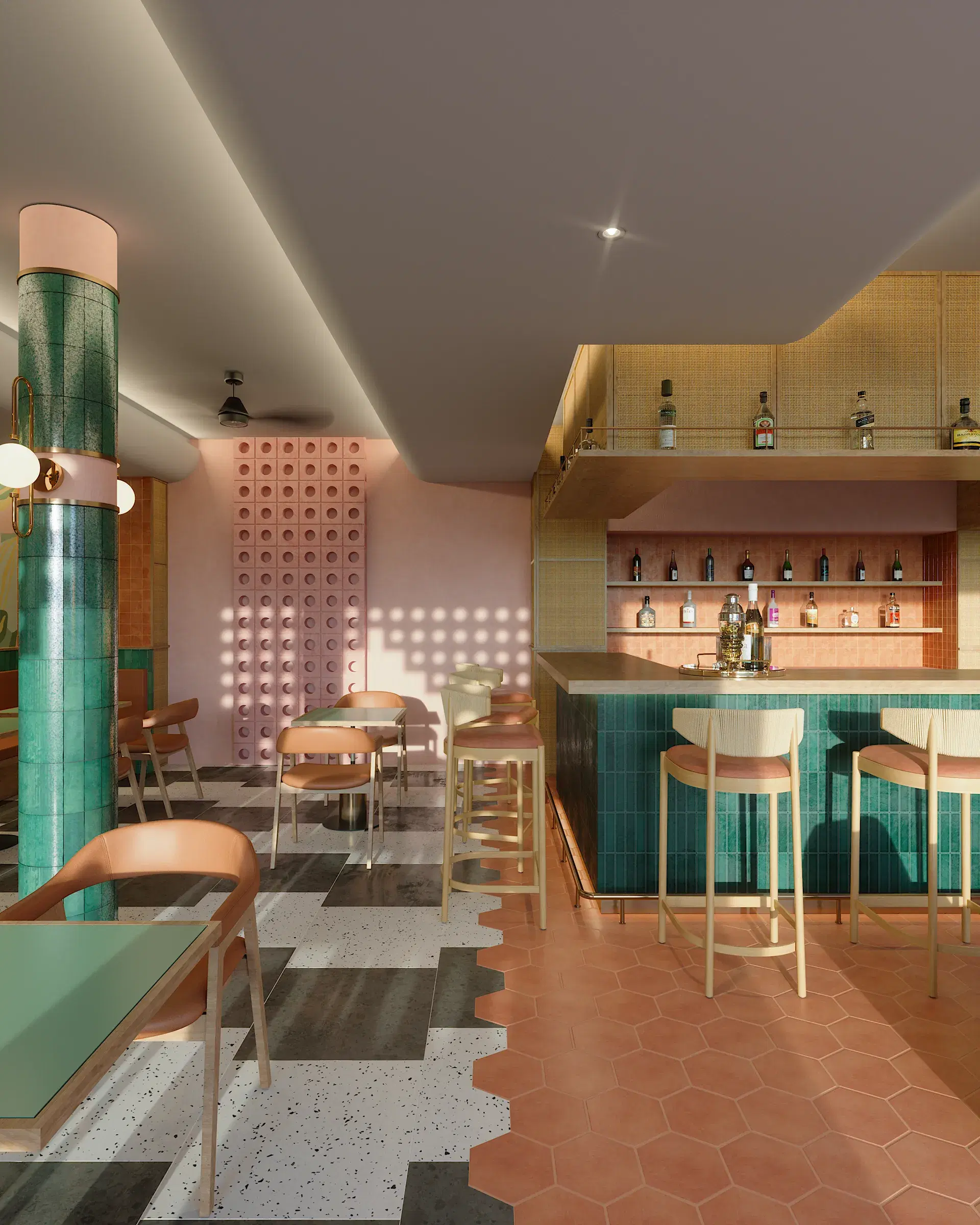 Bali beachfront aerial